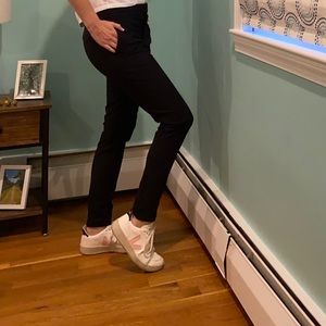 Athleta joggers / skinny black pants, 6